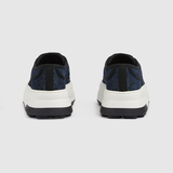  Giày Nữ Gucci GG Sneaker 'Blue Denim With Black GG Crystals' ‎ 