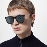  Kính Nam Louis Vuitton Mix It Up Square Sunglasses 'Black' 