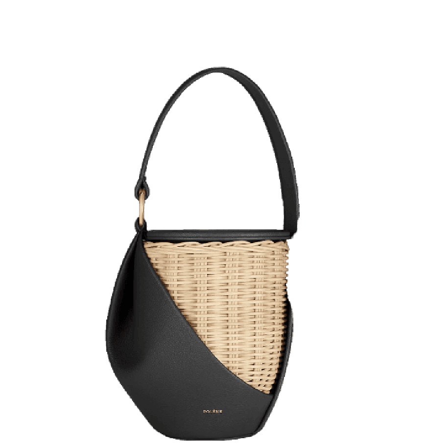  Túi Nữ Polene Yké Textured 'Black' 