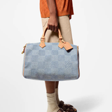  Túi Nam Louis Vuitton Speedy 40 Bandoulière Bag 'Blue' 