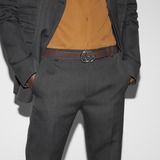  Thắt Lưng Nam Gucci GG Marmont Thin Belt 'Brown' 