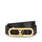  Thắt Lưng Nữ Louis Vuitton My LV Chain 25MM Reversible Belt 'Black' 