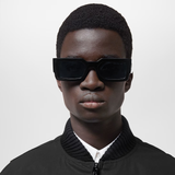  Kính Nam Louis Vuitton LV Clash Low Square Sunglasses 'Black' 