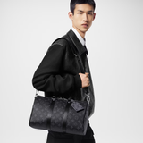  Túi Nam Louis Vuitton Keepall Bandoulière 35 Bag 'Black' 