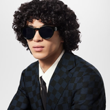  Kính Nam Louis Vuitton LV Legacy Round Sunglasses 'Black' 