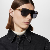  Kính Nam Louis Vuitton LV Sky Mask Sunglasses 'Black' 