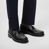  Giày Nam Louis Vuitton Louis Loafers 'Black' 