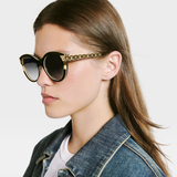  Kính Nữ Louis Vuitton LV Petit Soupçon Cat Eye Sunglasses 'Black' 
