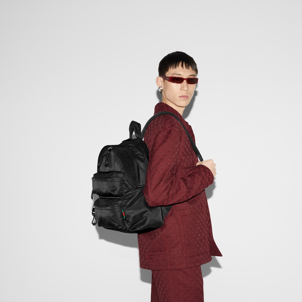 Balo Nam Gucci Medium Backpack  display picture 2