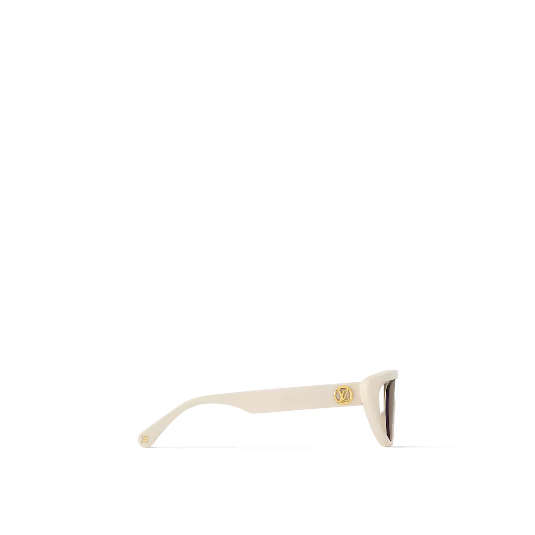  Kính Nữ Louis Vuitton LV Split Cat Eye Sunglasses 'Cream' 