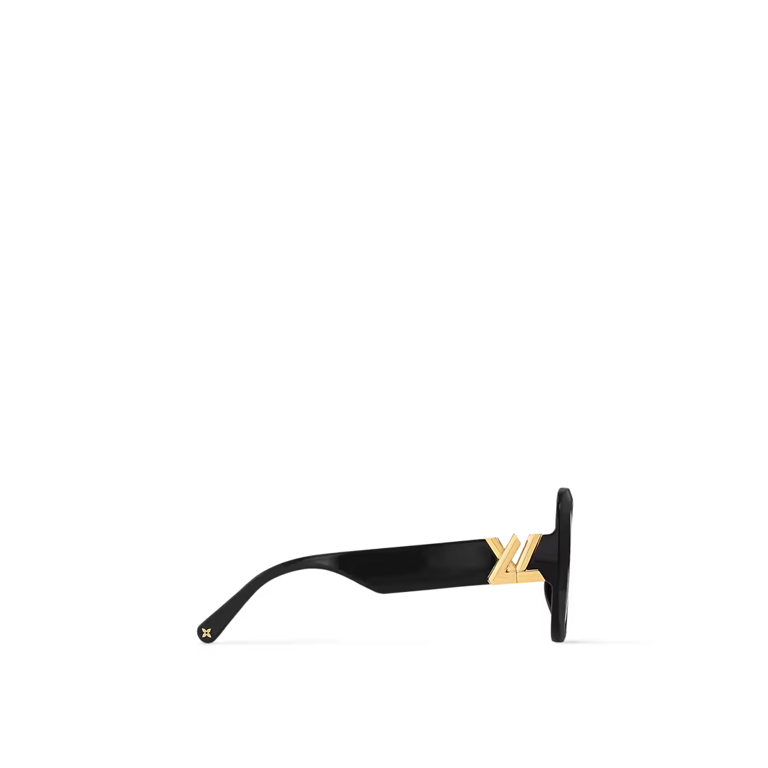  Kính Nữ Louis Vuitton LV GO-14 XL Square Sunglasses 'Black' 