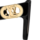  Kính Nữ Louis Vuitton LV Link PM Square Sunglasses 'Black' 