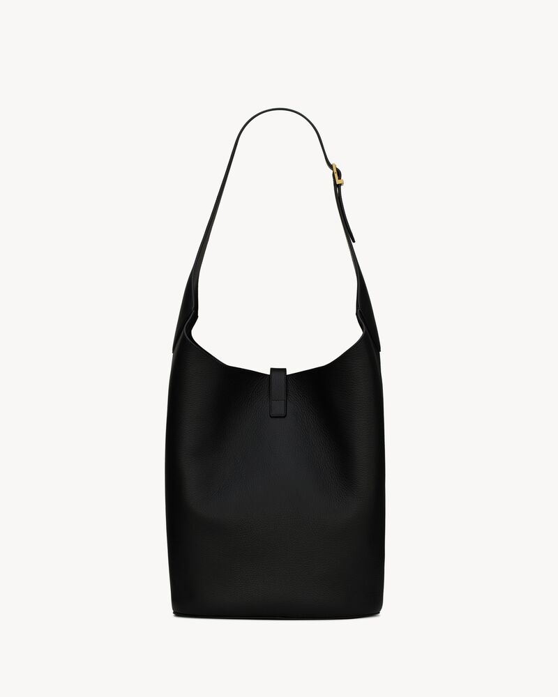  Túi Nữ Saint Laurent Le 5 À 7 Hobo In Grained Leather 'Black' 
