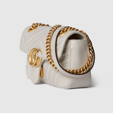  Túi Nữ Gucci GG Marmont Matelassé Mini Bag 'Light Grey' 