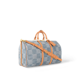  Túi Nam Louis Vuitton Keepall Bandoulière 50 Bag 'Blue' 