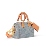  Túi Nam Louis Vuitton Speedy 18 Bandoulière Bag 'Blue' 