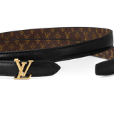  Thắt Lưng Nữ Louis Vuitton LV Mini 15MM Reversible Belt 'Black' 