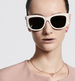  Kính Nữ Dior Nuit S1I 'White Pink' 