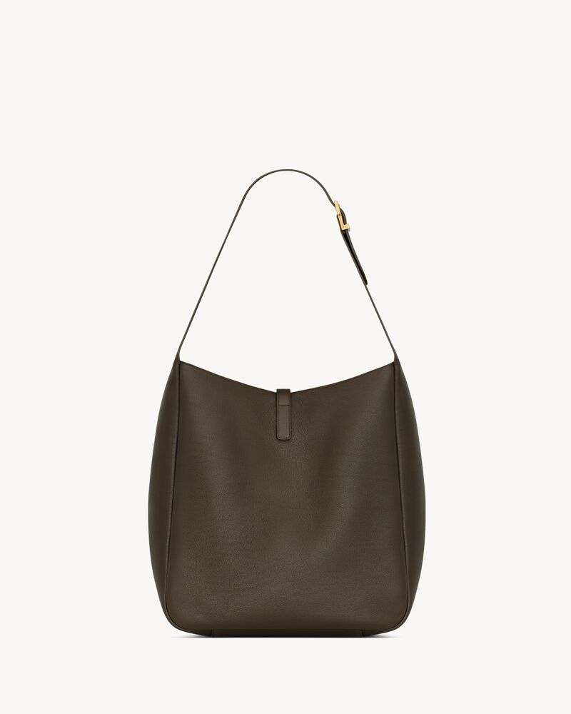  Túi Nữ Saint Laurent Classic Le 5 À 7 Supple Large In Grained Leather 'Musk' 