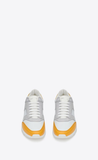  Giày Nữ Saint Laurent Bump Sneakers In Smooth Leather 'Yellow' 