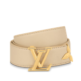  Thắt Lưng Nữ Louis Vuitton Pretty LV 30MM Reversible Belt 'Beige' 