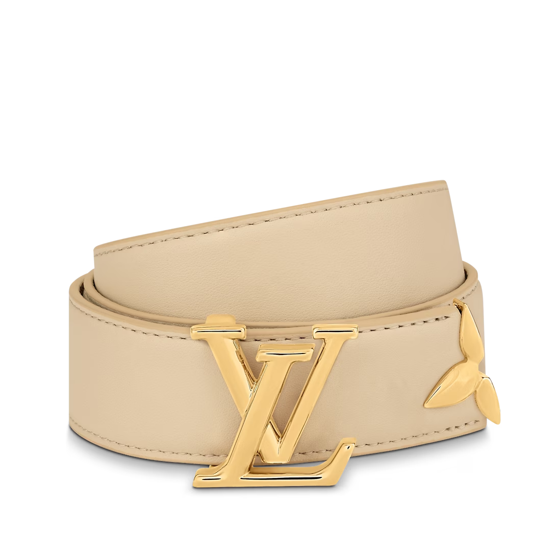  Thắt Lưng Nữ Louis Vuitton Pretty LV 30MM Reversible Belt 'Beige' 