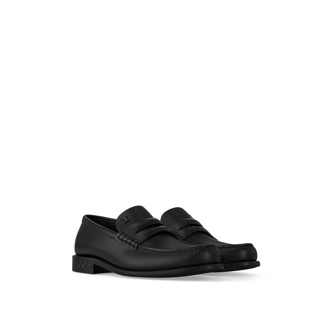  Giày Nam Louis Vuitton Louis Loafers 'Black' 