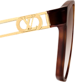  Kính Nữ Louis Vuitton LV Link Light Classic Square Sunglasses 'Brown' 
