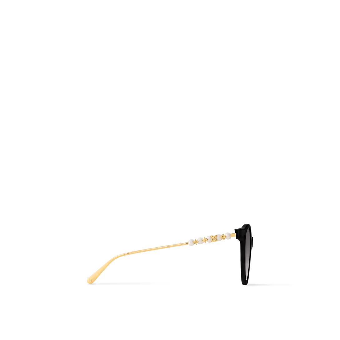  Kính Nữ Louis Vuitton Minigram Pearl Cat Eye Sunglasses 'Black' 