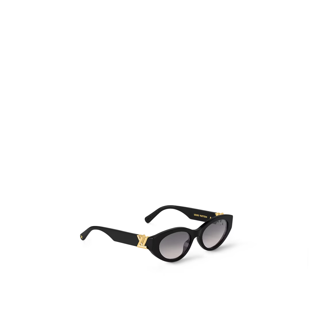 Kính Nữ Louis Vuitton LV GO-14 Cat Eye Sunglasses 'Black