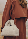  Túi Nữ Polene Numéro Neuf Mini 'Ecru Shearling' 