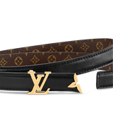  Thắt Lưng Nữ Louis Vuitton Pretty LV 20MM Reversible Belt 'Black' 