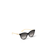  Kính Nữ Louis Vuitton Minigram Pearl Cat Eye Sunglasses 'Black' 