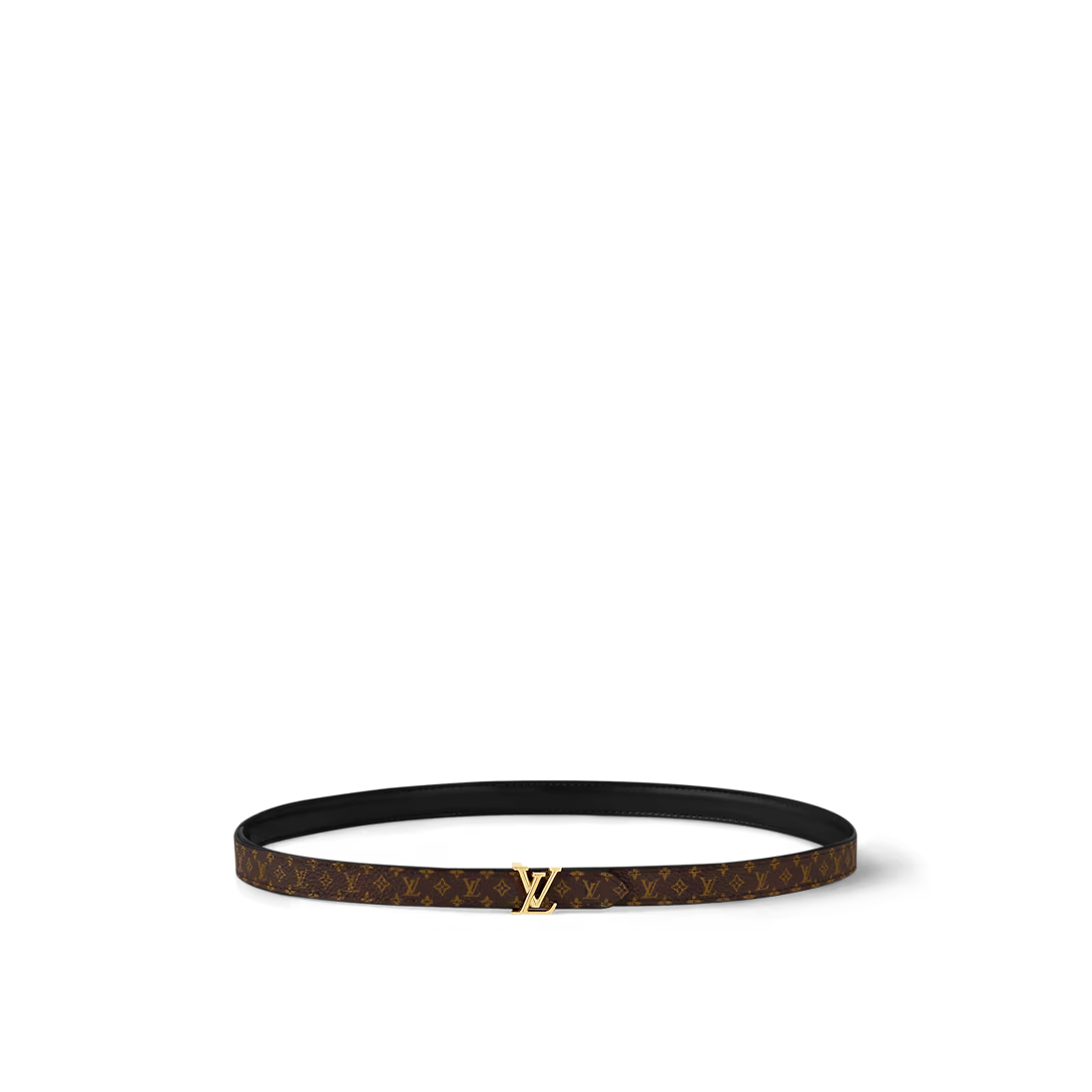  Thắt Lưng Nữ Louis Vuitton LV Mini 15MM Reversible Belt 'Black' 