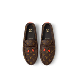  Giày Nam Louis Vuitton LV Driver Moccasins 'Ebene' 
