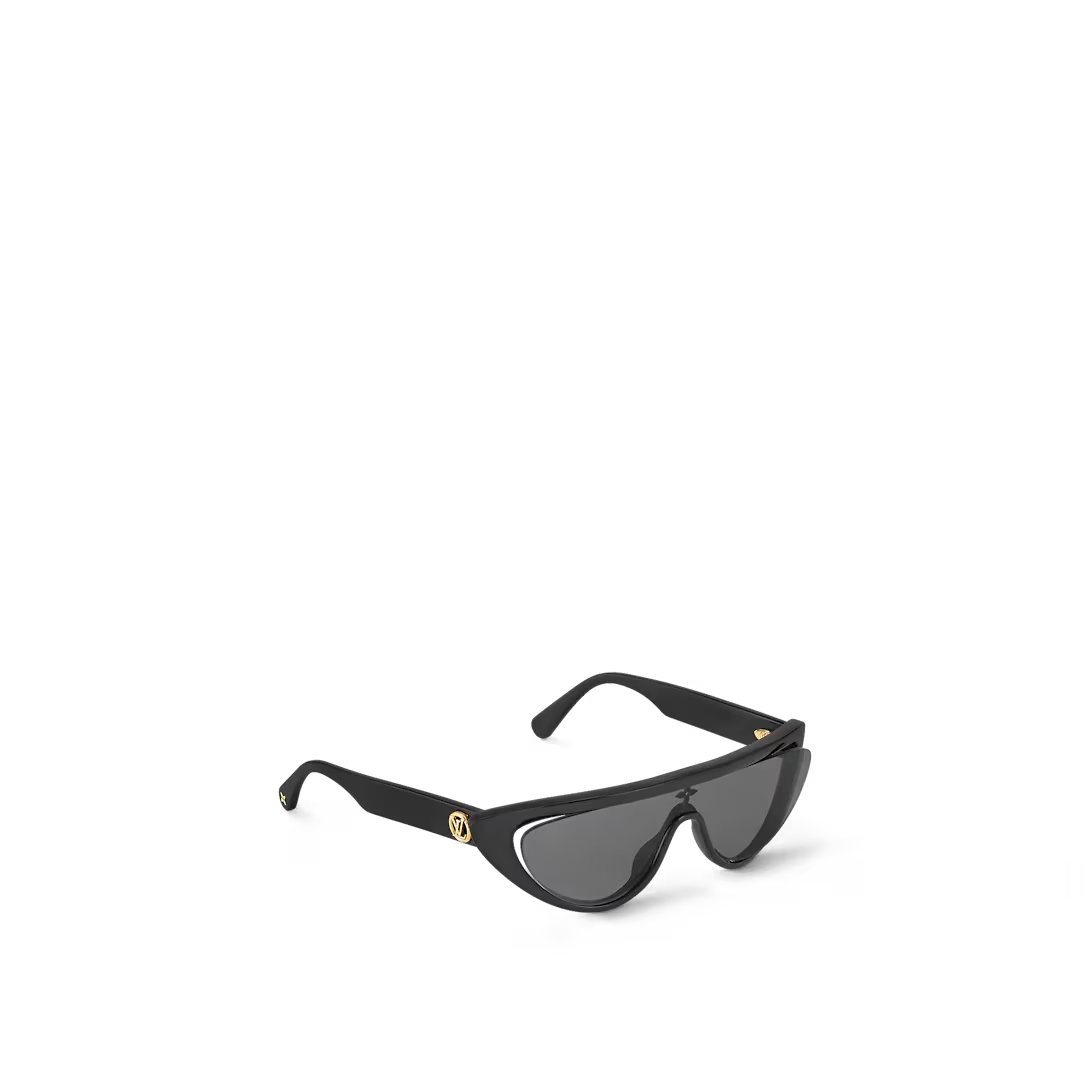  Kính Nữ Louis Vuitton LV Split Cat Eye Sunglasses 'Black' 