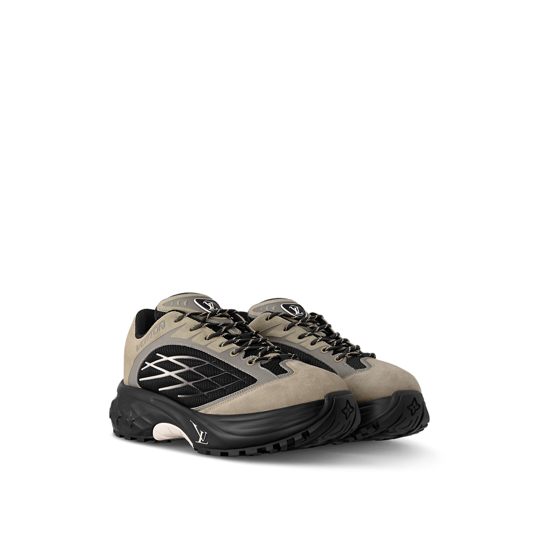 Giày Nam Louis Vuitton LV Discovery Lace Ups 'Taupe' 