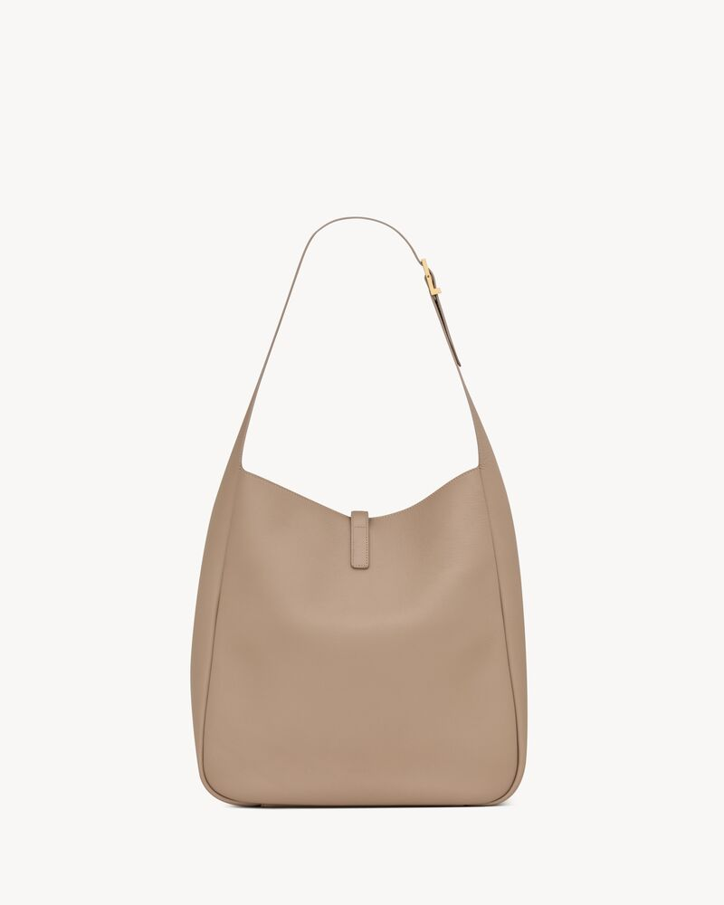  Túi Nữ Saint Laurent Le 5 À 7 Supple Large In Grained Leather 'Grey' 