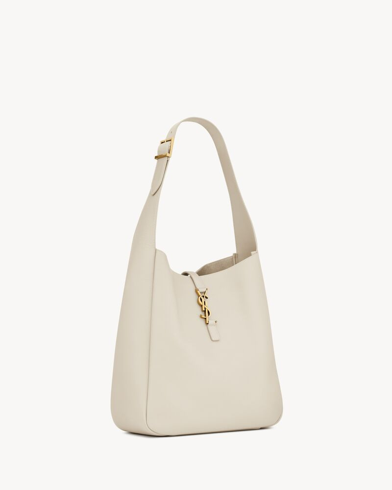  Túi Nữ Saint Laurent Le 5 À 7 Supple Large In Grained Leather 'White' 