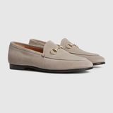  Giày Nữ Gucci Jordaan Loafer 'Beige Suede' 