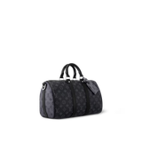  Túi Nam Louis Vuitton Keepall Bandoulière 35 Bag 'Black' 