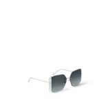  Kính Nữ Louis Vuitton LV Moon Metal Square Sunglasses 'Silver' 