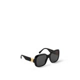  Kính Nữ Louis Vuitton LV GO-14 XL Square Sunglasses 'Black' 
