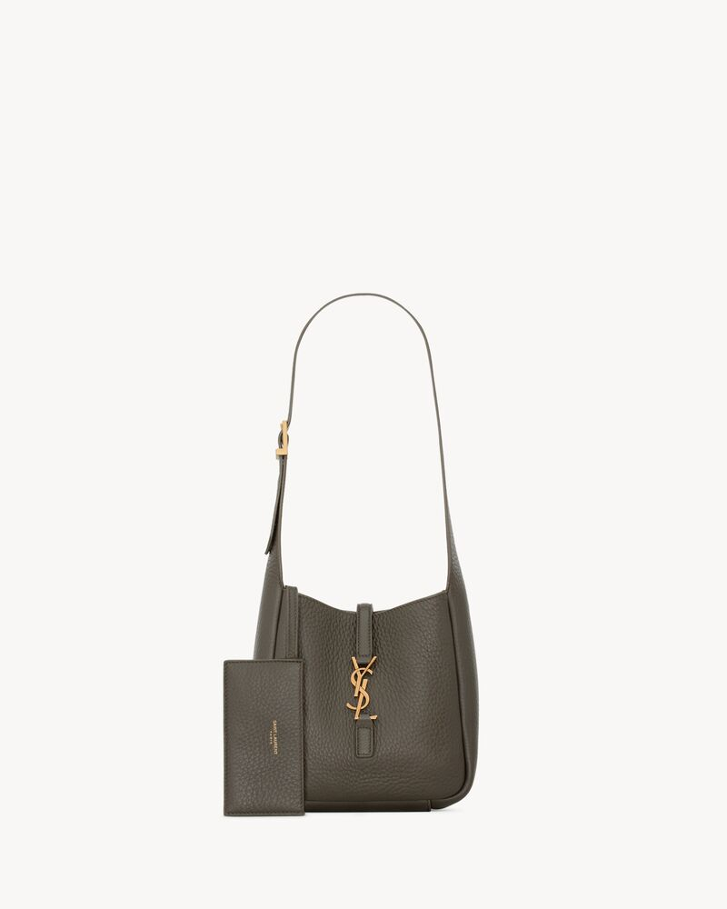  Túi Nữ Saint Laurent Le 5 À 7 Supple Baby In Grained Leather 'Musk' 