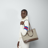  Túi Nữ Gucci Ophidia Small Tote Bag 'Beige Ebony' ‎ 