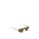  Kính Nữ Louis Vuitton LV Split Cat Eye Sunglasses 'Cream' 