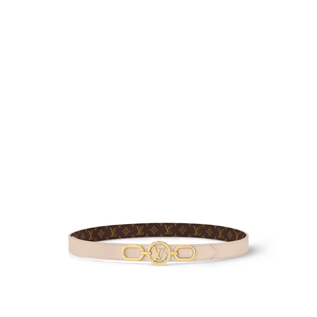  Thắt Lưng Nữ Louis Vuitton LV Circle Prime 20MM Reversible Belt 'Brown' 