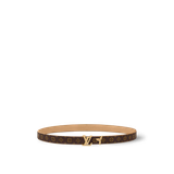 Thắt Lưng Nữ Louis Vuitton Pretty LV Enamel 20MM Reversible Belt 'Beige' 