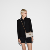  Túi Nữ Gucci GG Marmont Matelassé Mini Bag 'Light Grey' 