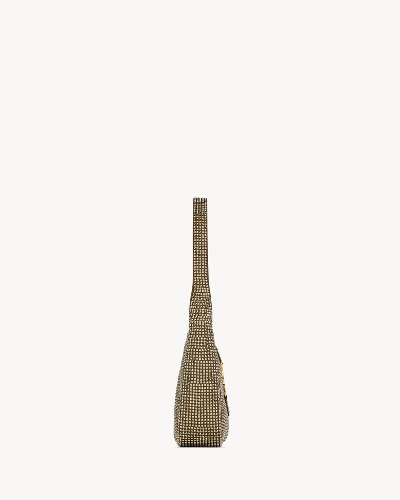  Túi Nữ Saint Laurent Le 5 À 7 Supple Baby In Silk Satin And Crystals 'Astres' 